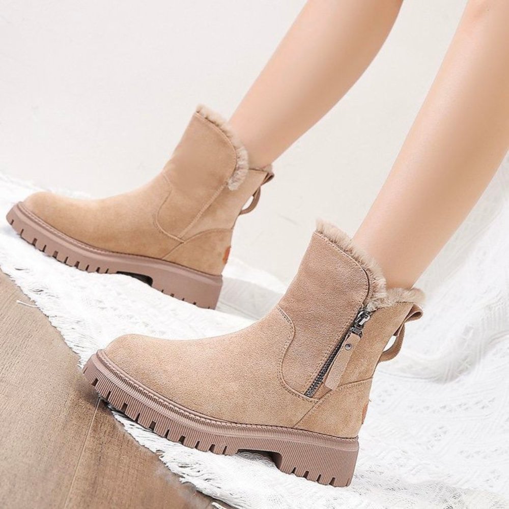 Women's Winter Ankle Boots Faux Fur Lined