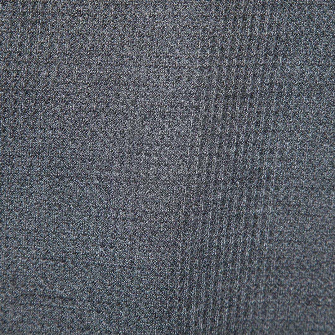 Men's Henley Long-Sleeve Top – Button Placket Textured Cotton Shirt