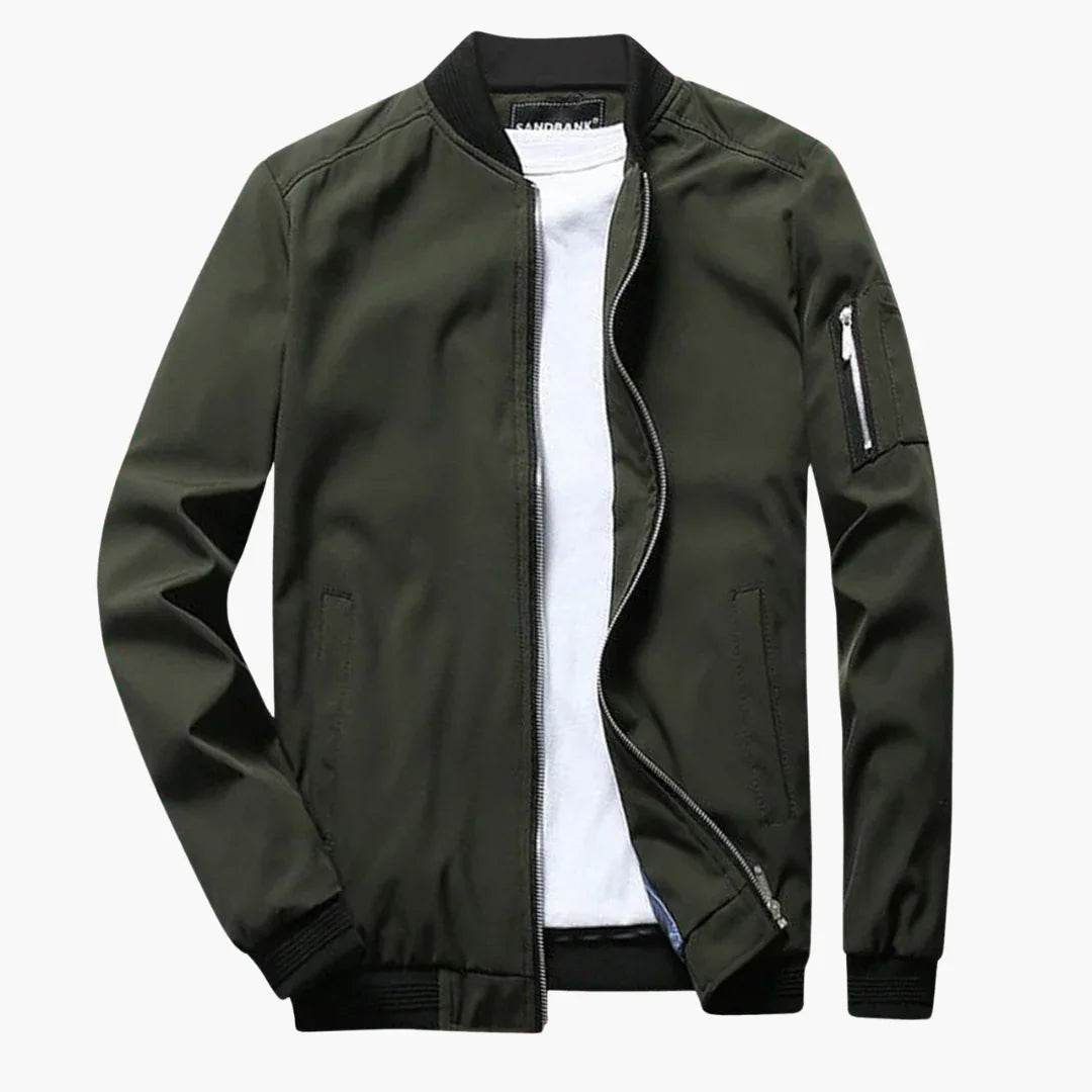 NorthVale London men's slim-fit lightweight bomber jacket for spring and summer