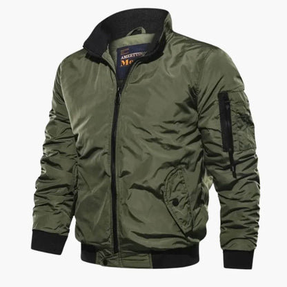 NorthVale London Men's windproof bomber jacket lightweight transitional coat