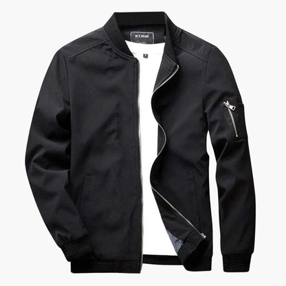 Men's Slim-Fit Bomber Jacket – Lightweight Spring Summer Coat