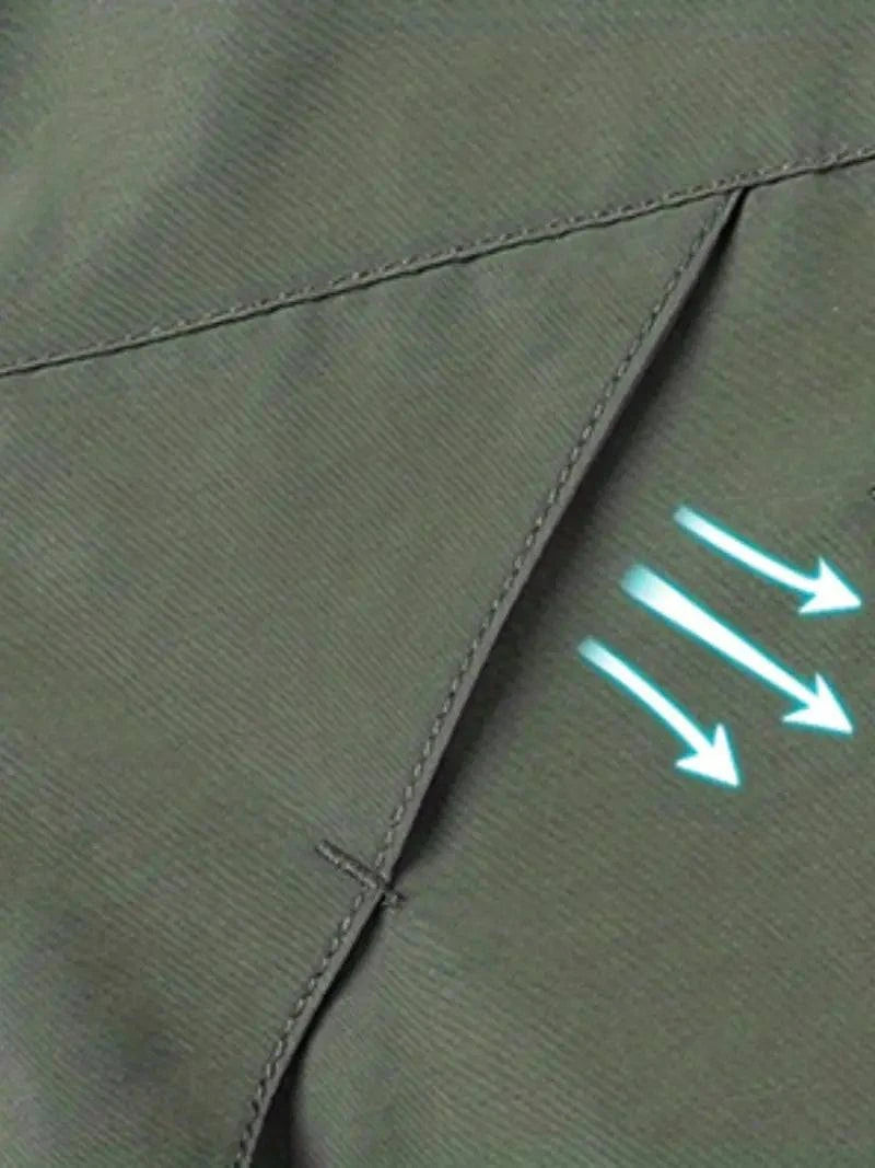 Men's Outdoor Jacket – Waterproof Windproof Breathable Hiking Coat