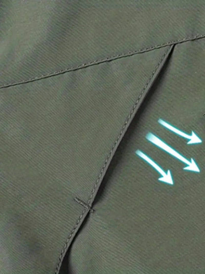 Men's Outdoor Jacket – Waterproof Windproof Breathable Hiking Coat