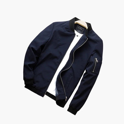 Men's Slim-Fit Bomber Jacket – Lightweight Spring Summer Coat