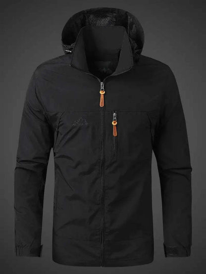 Men's Outdoor Jacket – Waterproof Windproof Breathable Hiking Coat