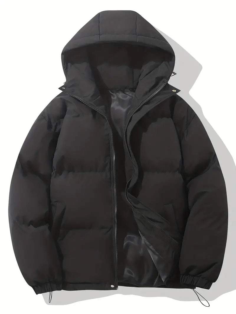 Women's Hooded Winter Jacket – Warm Padded Classic Coat with Hood