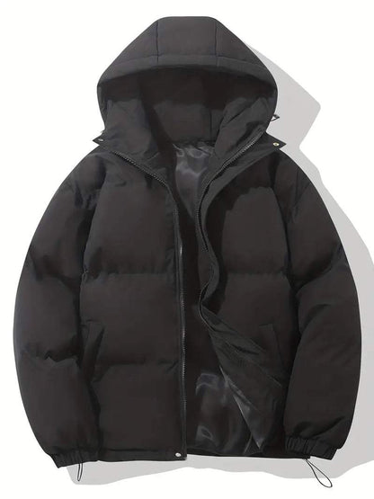 Women's Hooded Winter Jacket – Warm Padded Classic Coat with Hood