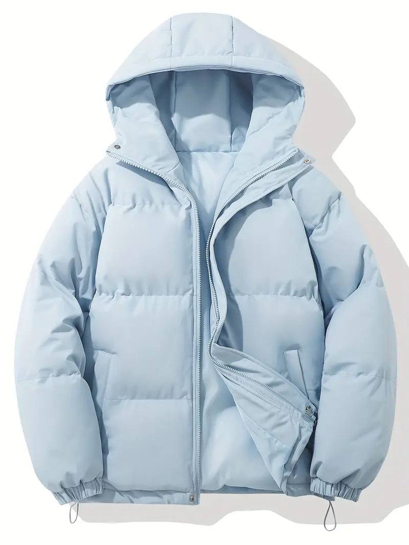 Women's Hooded Winter Jacket – Warm Padded Classic Coat with Hood