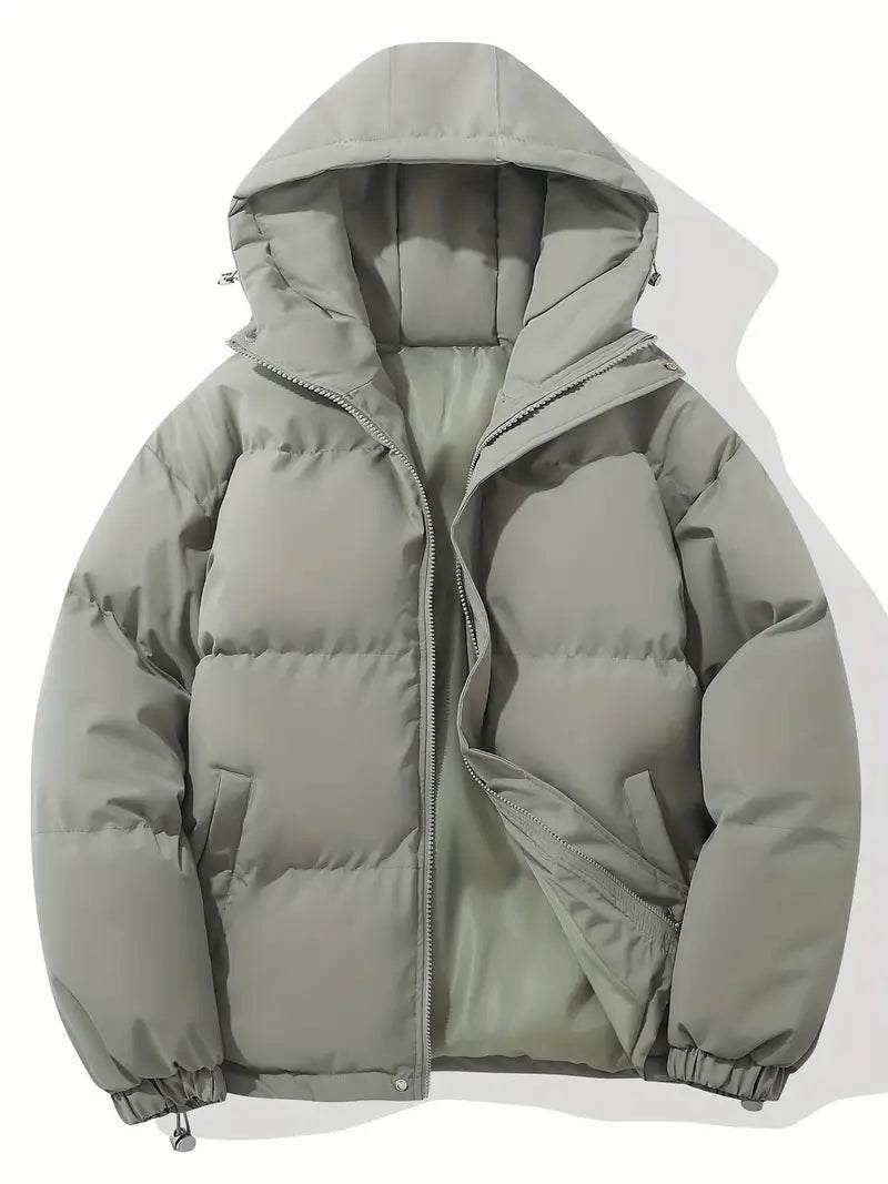 Women's Hooded Winter Jacket – Warm Padded Classic Coat with Hood