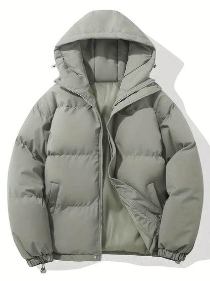 Women's Hooded Winter Jacket – Warm Padded Classic Coat with Hood