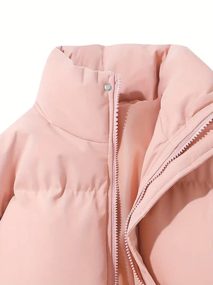 Women's Hooded Winter Jacket – Warm Padded Classic Coat with Hood