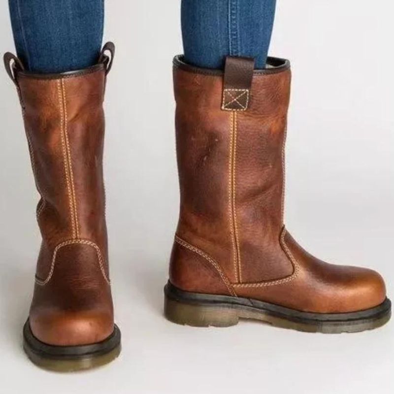 Men's Shearling-Lined Fold-Down Boots