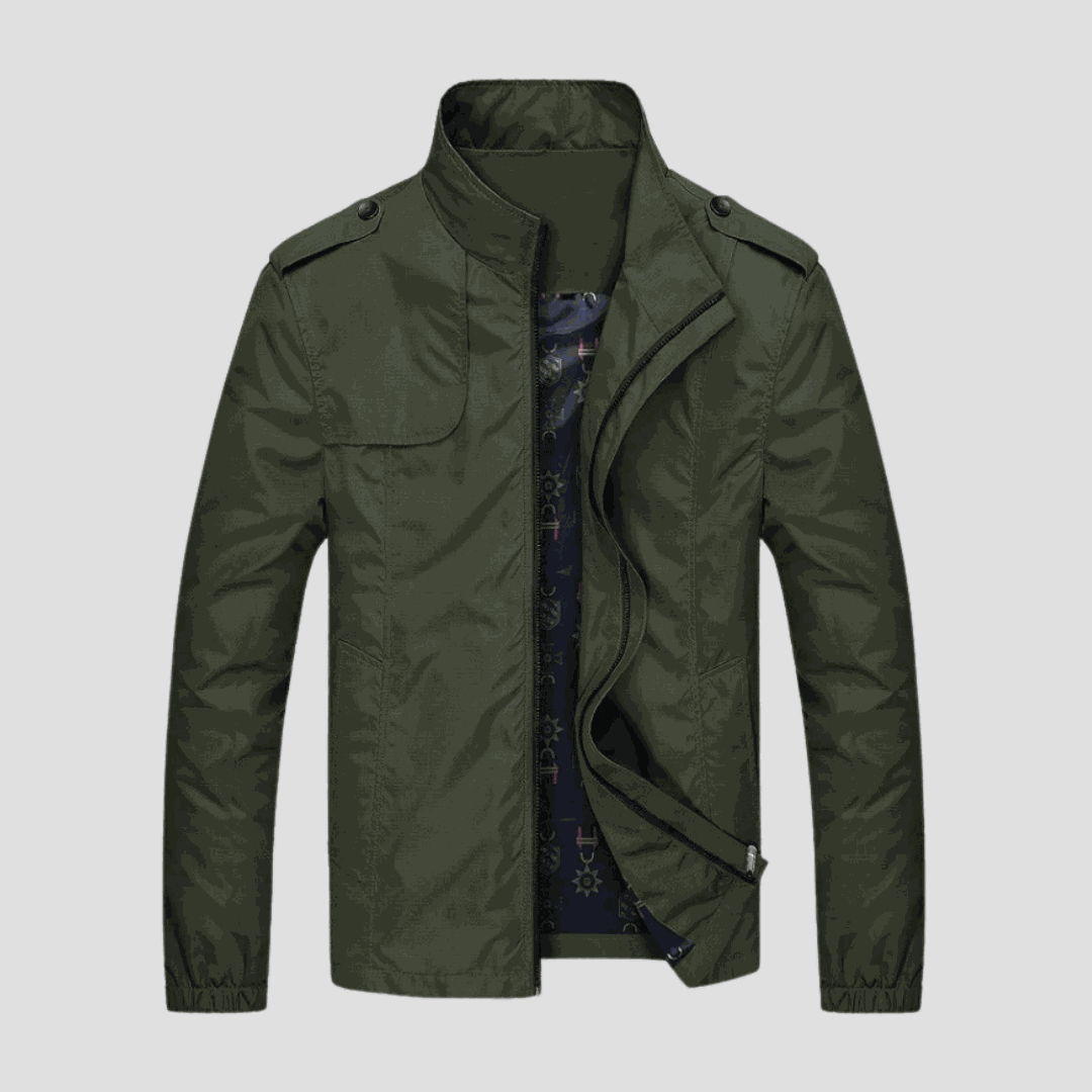 NorthVale London Men's Cargo Jacket lightweight multi-pocket utility coat