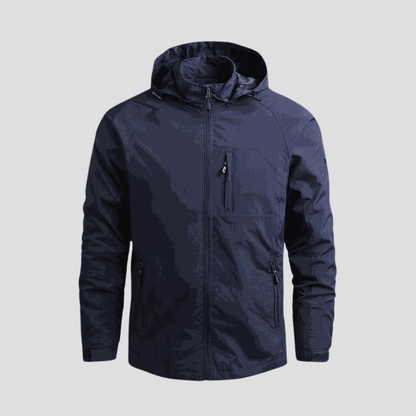 Men's Waterproof Cargo Jacket – Breathable Utility Outdoor Coat