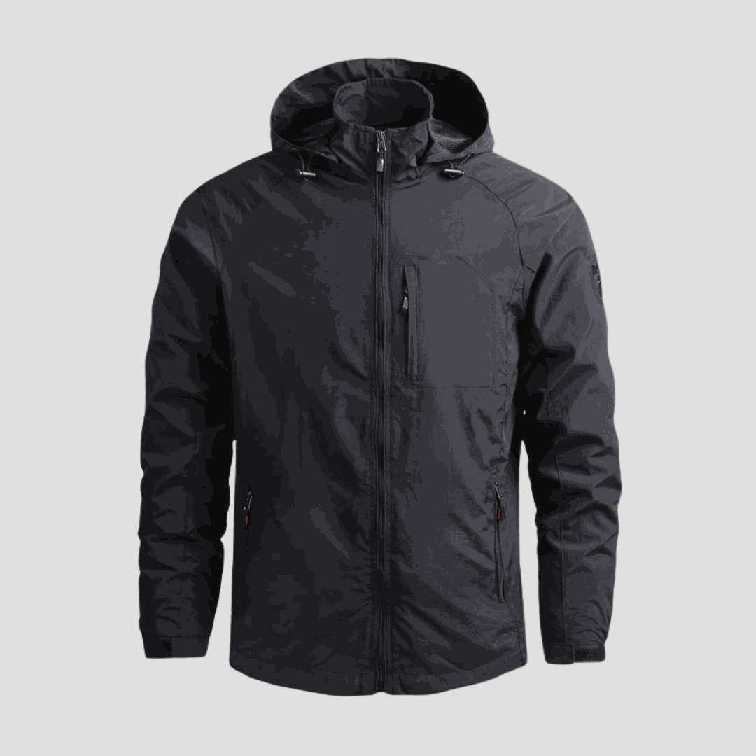 Men's Waterproof Cargo Jacket – Breathable Utility Outdoor Coat