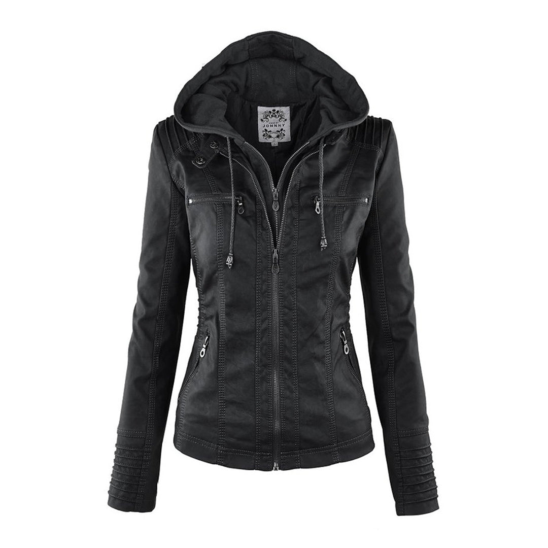 Water-Repellent Hooded Jacket for Women