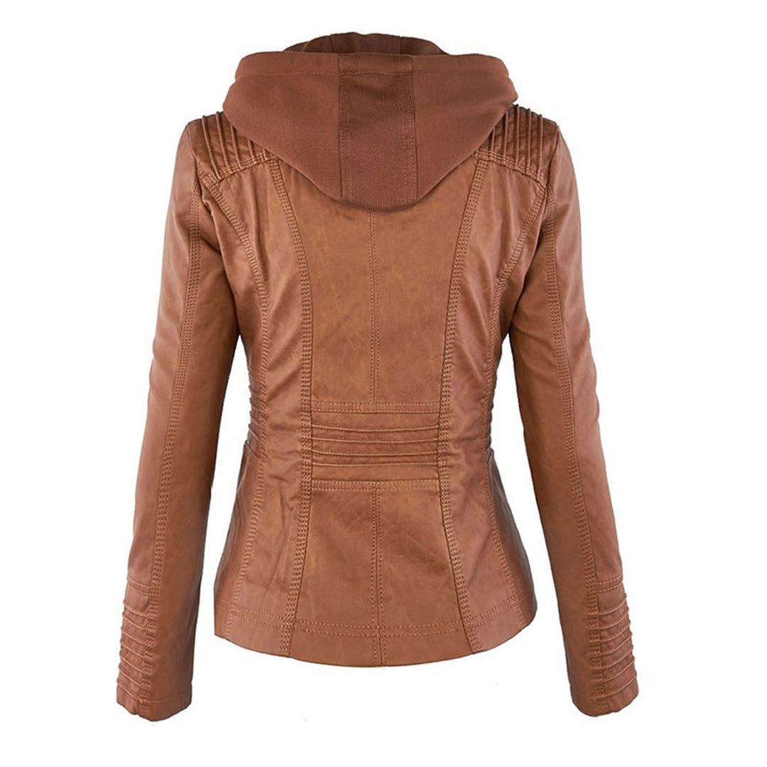 Water-Repellent Hooded Jacket for Women