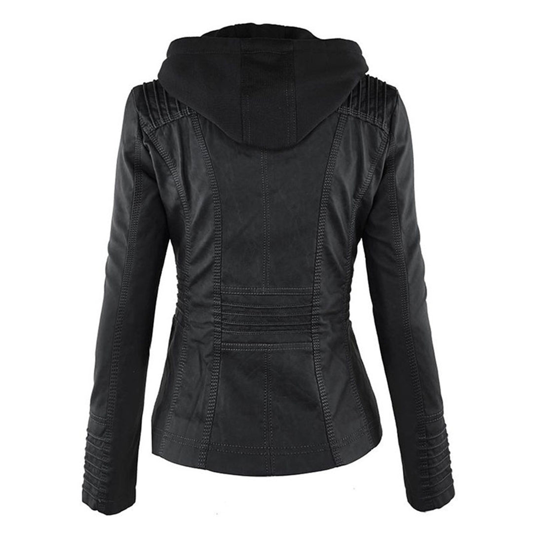 Water-Repellent Hooded Jacket for Women
