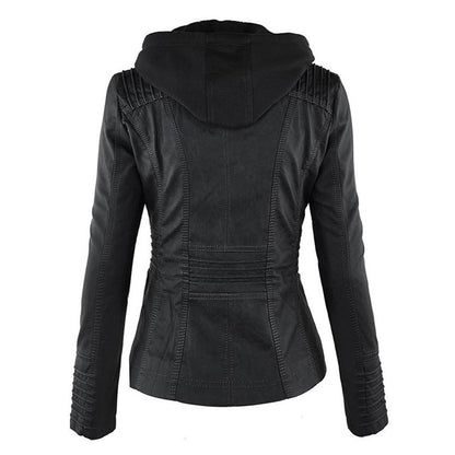 Water-Repellent Hooded Jacket for Women