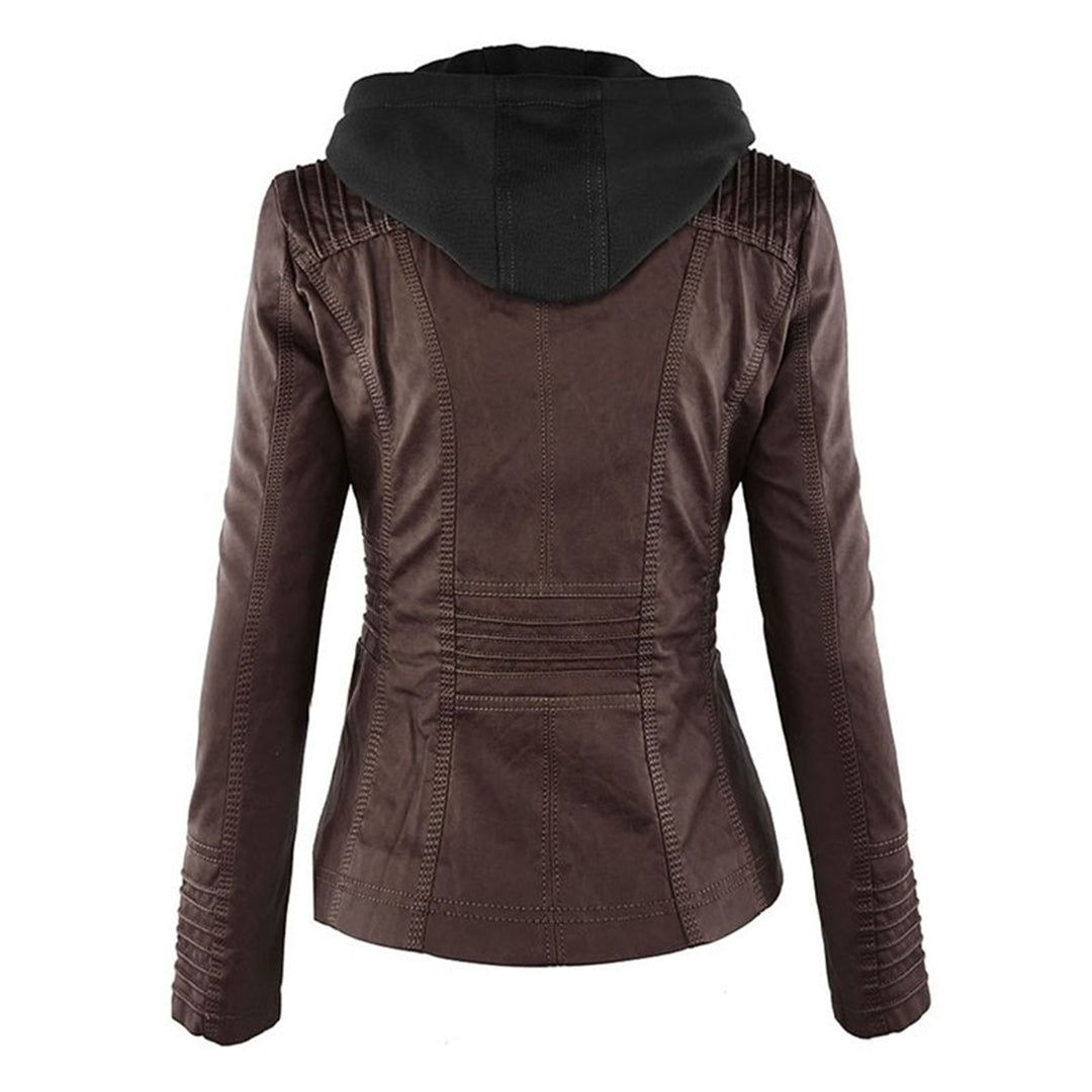 Water-Repellent Hooded Jacket for Women