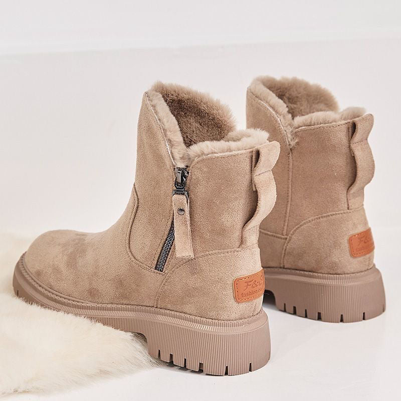 Women's Winter Ankle Boots Faux Fur Lined