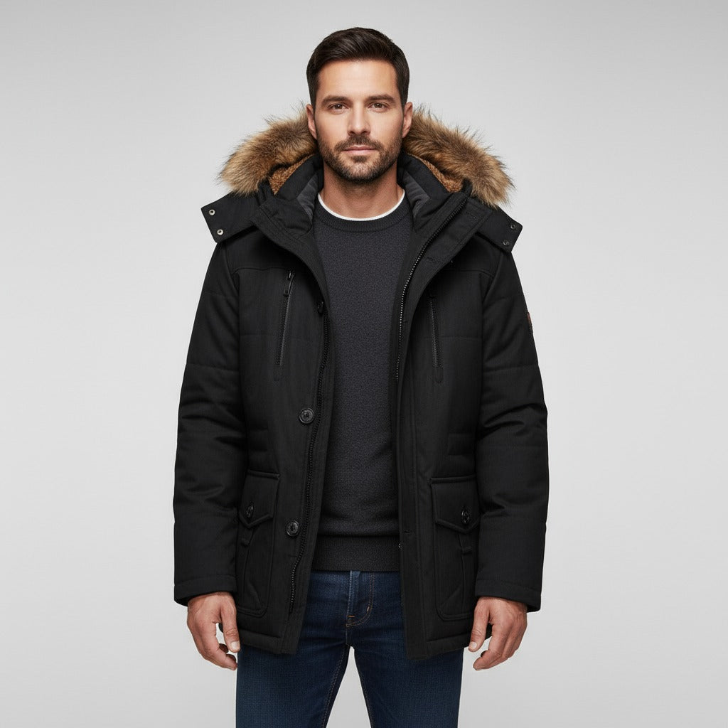 Women's Faux-Fur Parka Coat