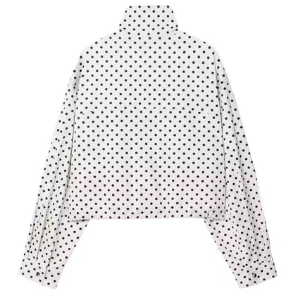 Women's Polka Dot Bomber Jacket – Eliza