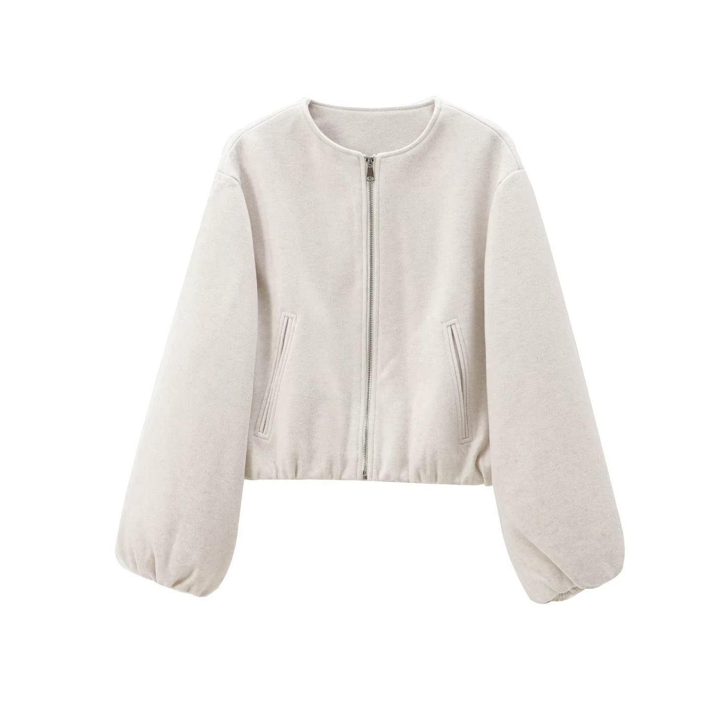 Women's Soft Fleece Bomber Jacket – Nora