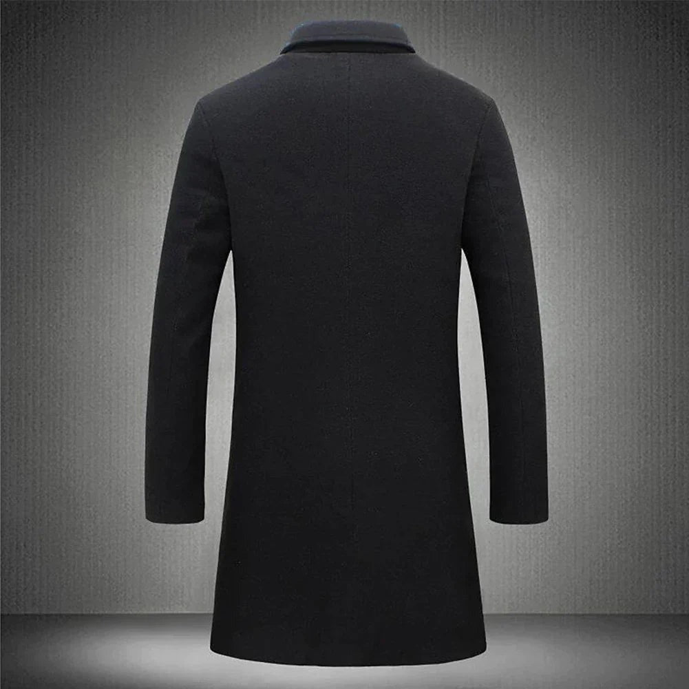 Women's Long Wool-Blend Winter Coat
