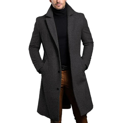 Women's Long Wool-Blend Winter Coat