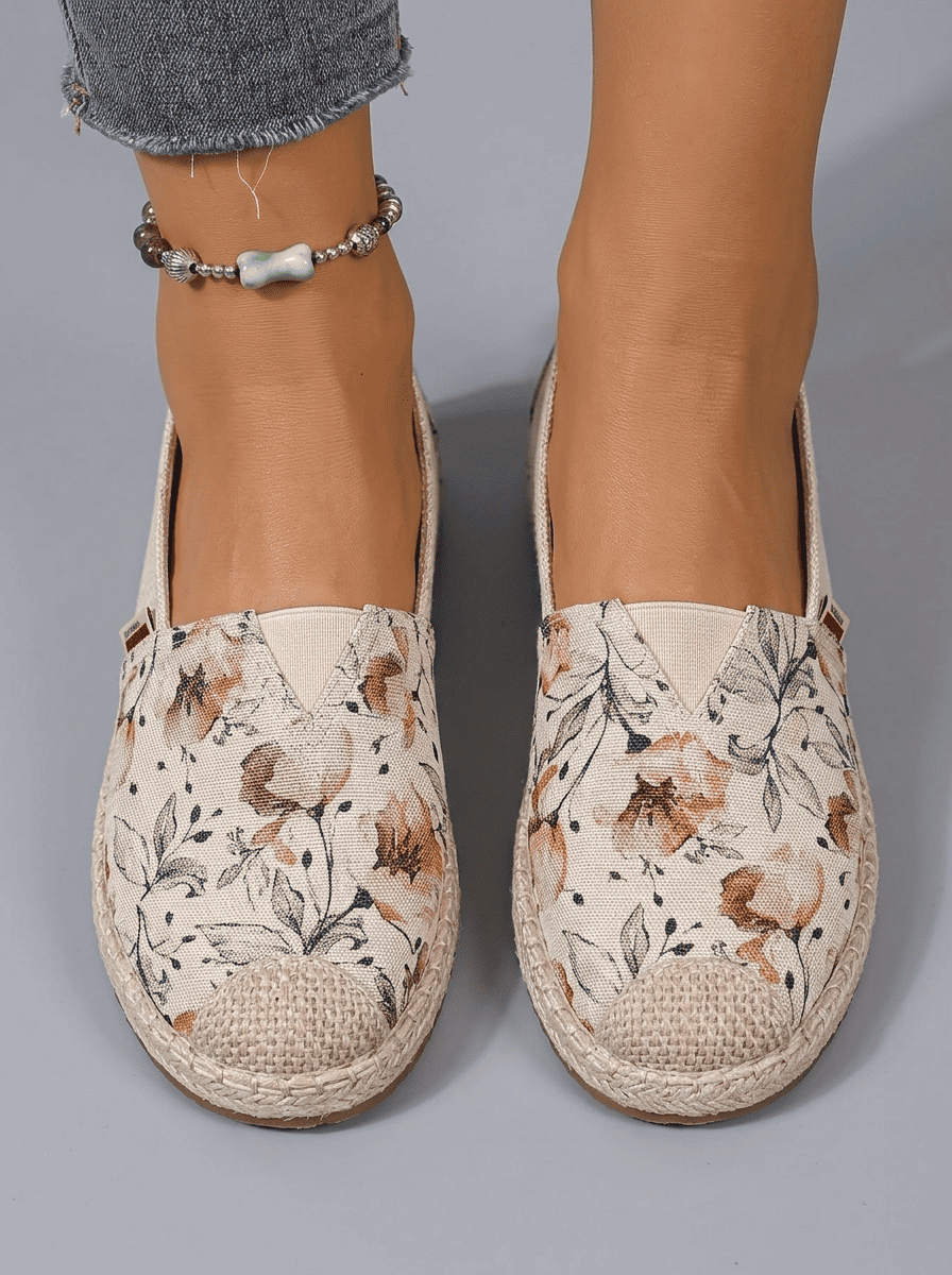 Amelia | Women’s Floral Espadrille Shoes